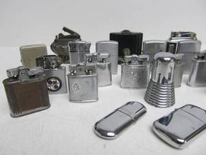 lot 255 image: Large Lot of Vintage Cigarette Lighters