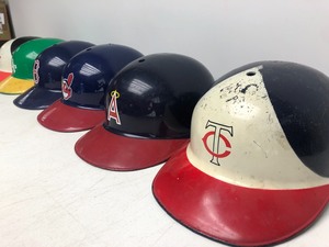 lot 290 image: Vintage 1970 Era Group of Baseball Helmets