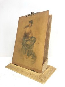 lot 295 image: Antique Victorian Photo Album wStand