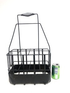lot 347 image: Vintage Motor Oil Bottle Carrier