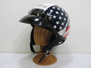 lot 319 image: Patriotic American Flag Design NFX Racing Helmet