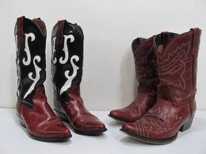 lot 322 image: 2 Pair of Cowboy Boots