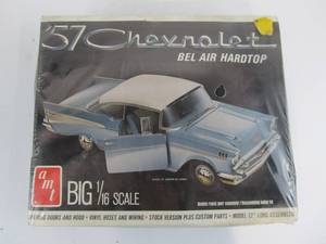lot 52 image: Larger AMT 57 Chevy Bel Air Hardtop 