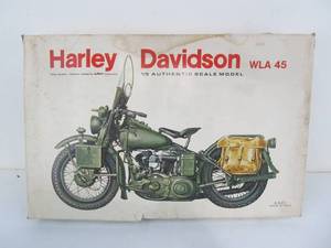 lot 109 image: Large HARLEY DAVIDSON Model WLA-45 Motorcycle