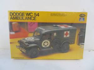lot 168 image: Vintage Testors US Army Dodge WC 54 Ambulance