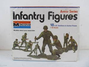 lot 235 image: Monogram Armor Series Infantry Figures
