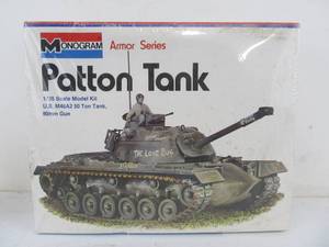 lot 245 image: Vintage Monogram Armor Series Patton Tank