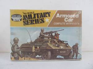 lot 209 image: Vintage Life-Like  Military Series Armored Car