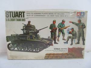 lot 210 image: Tamiya Stuart US Light Tank