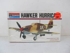 lot 92 image: Vintage Monogram Hawker Hurricane