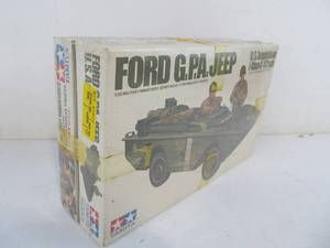 lot 254 image: Vintage Tamiya Double Pack U.S. Military Miniatures & Ford G.P.A. Jeep&nbspU.S. Amphibian
