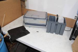 lot 467 image: Lot of (2) Plastic Tackle Boxes
