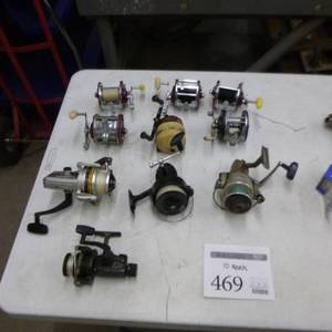 lot 469A image: Lot of (10) Fishing Reels