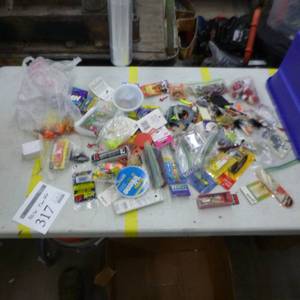 lot 317 image: Lot of Fishing Tackle