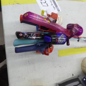 lot 327 image: Lot of (6) Childrens Fishing Rods with Reel