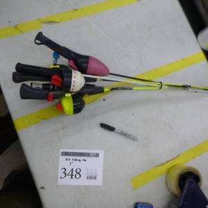 lot 348 image: Lot of (5) Childrens Fishing Rods with Reel