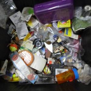 lot 370 image: Lot of Fishing Tackle (in plastic bin)