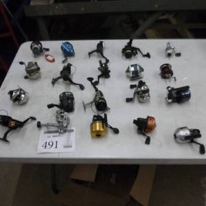 lot 491 image: Lot of (20) Fishing Reels