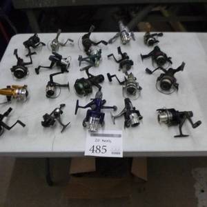 lot 485 image: Lot of (20) Fishing Reels