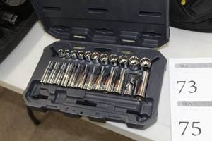 lot 73 image: Socket Set  with Plastic Case