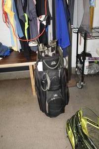 lot 54 image: Burton Golf Bag  with Golf Clubs - Ping Irons, Taylor Made R11 Driver