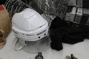 lot 110 image: Bauer Hockey Helmet