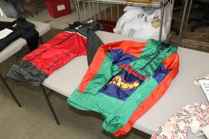 lot 212 image: Lot of (2) Rain Coats - Pullover, Zip-up