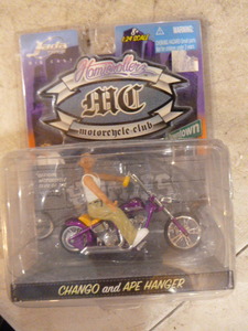 lot 78 image: Jada Toys Homie Rollerz Chango and Ape Hanger