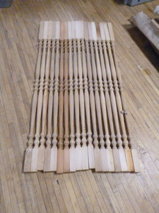 lot 135 image: Wood Spindles