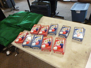 lot 35 image: Poker Chips and Cards