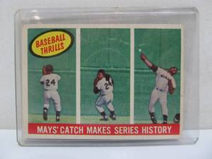 1959 Willie Mays Topps Action Photos