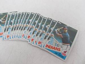 Lot of 16 Topps 1985 Joe Carter Rookie Cards - Pack Fresh
