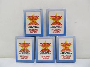 5 Unopened Boxes of Gulf War Triumphs &amp Horrors Trading Cards