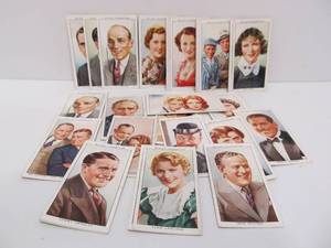 Lot of 32 Wills Cigarette Cards - Radio Celebrities