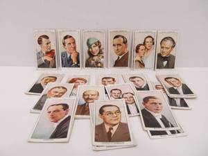 Lot of 59 Wills Cigarette Cards - Radio Celebrities