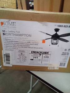 lot 136 image: Home decorations 52 ceiling fan