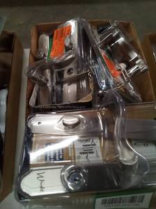 lot 174 image: nickel storm door hardware