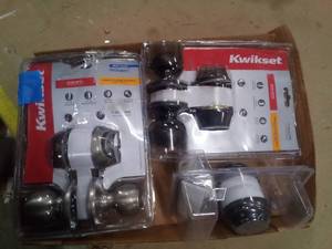 lot 206 image: kwikset doorknobs