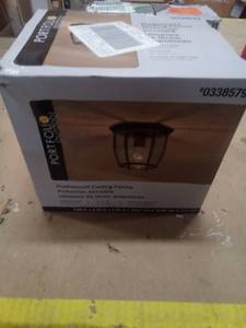 lot 234 image: portfolio outdoor ceiling fixture