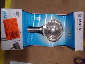 lot 267 image: Moen 6 setting magnetix shower head