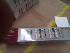 lot 251 image: home decoration 3 light vanity fixture