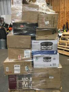 assorted pallet of lighting (various sizes and colors) various conditions see pictures