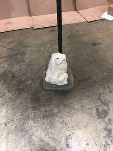 Felsmere Rabbit 50.49 lbs. Concrete Patio Umbrella Base in Matte White by Noble House (good condition) review pictures