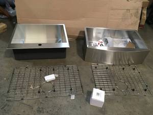 Lot of 2 Kitchen Sinks by AKDY (look at description & pictures)