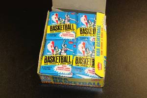 1980 Fleer Basketball Partial Unopened Box