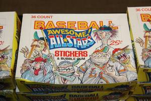 1988 Leaf Baseball Awesome All Stars Unopened Box Lot  9 Boxes