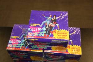 1991 Pro Set Bill & Ted Unopened Box Lot  5 Boxes