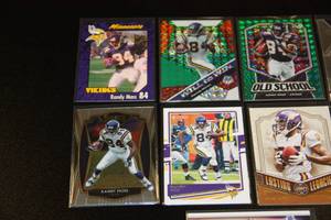 Randy Moss Football Card Lot  9 Different Cards