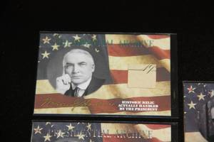 2020 A Word From The POTUS Relic Lot  3 Cards