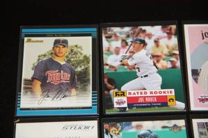 Joe Mauer Baseball Card Lot  24 Different Cards - 3 Rookie Cards